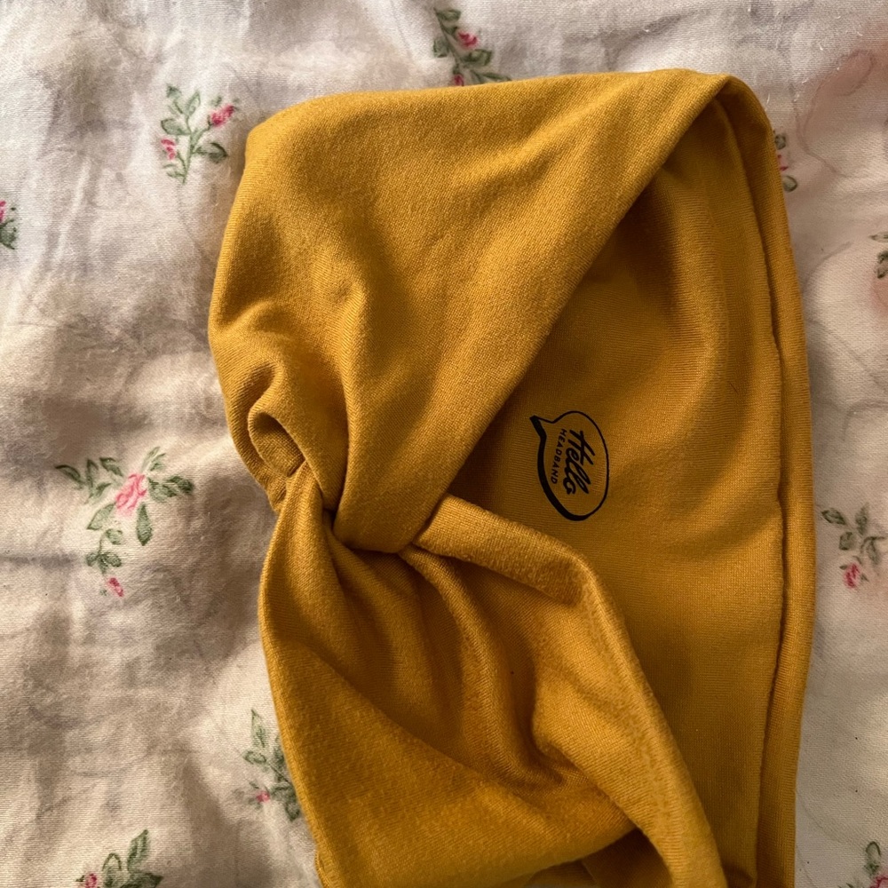 Headband in Mustard Yellow